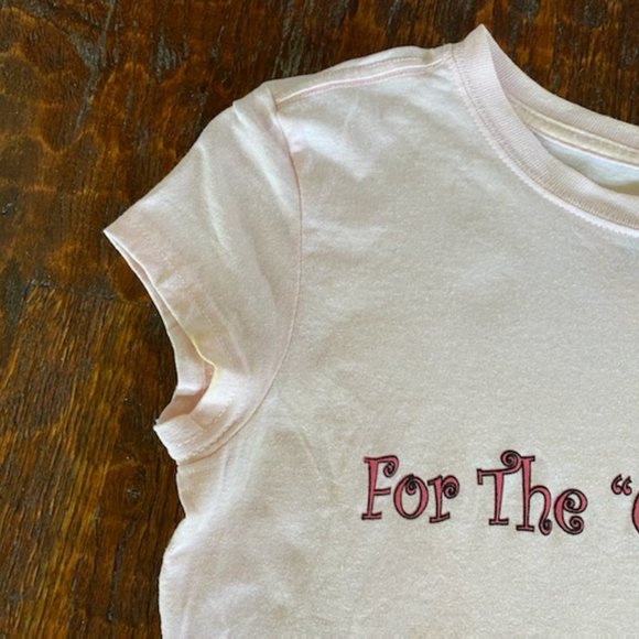 FOR THE GIRLS * Light PINK ~Cap Sleeve~ BREAST CANCER Pink Ribbon TEE-SHIRT S M - Picture 3 of 5